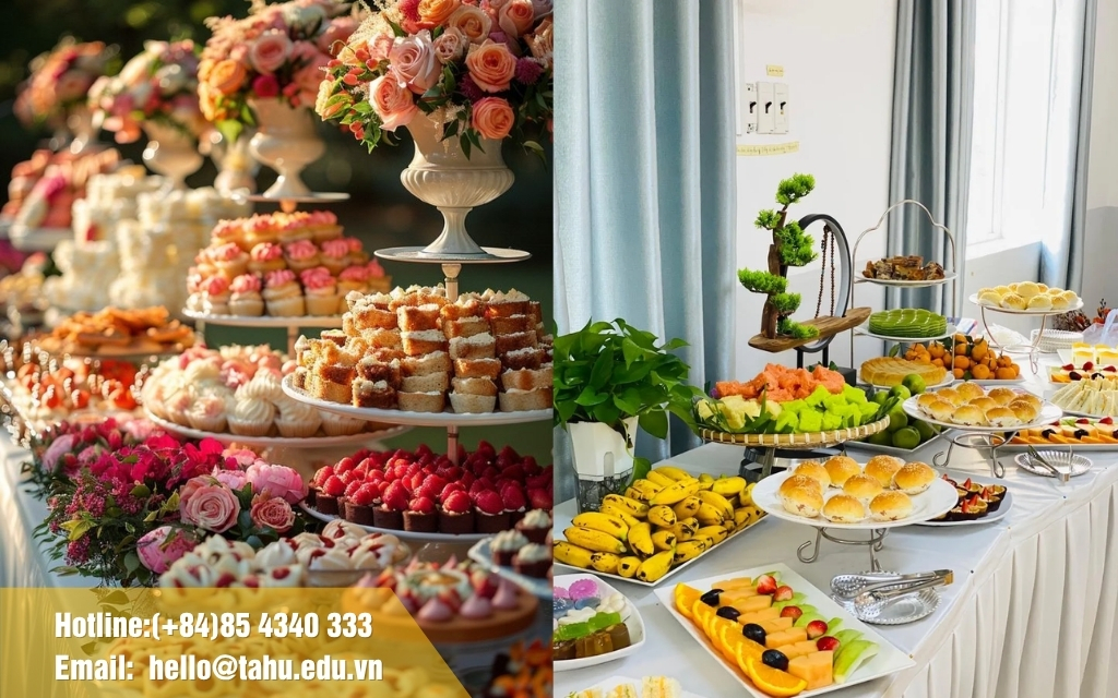 Tiệc trà dành cho đám cưới cao cấp