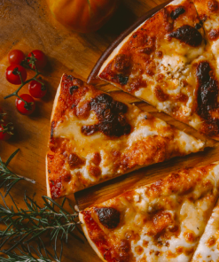 Alternative view of Pizza primavera