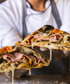 Alternative view of Pizza vegetarian