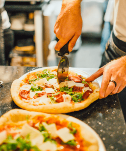 Alternative view of Pizza alla diavola